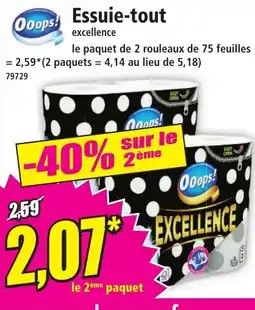 Norma OOOPS Essuie-tout offre