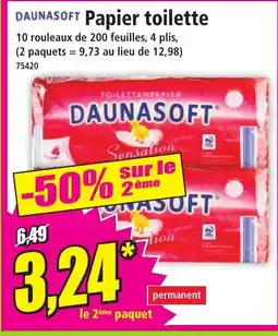 Norma DAUNASOFT Papier toilette offre