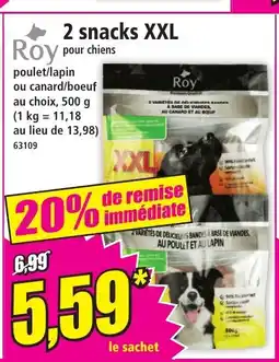 Norma ROY 2 snacks XXL offre