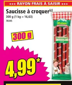 Norma Saucisse à croquer offre