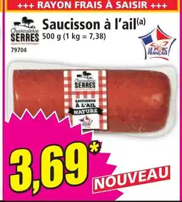 Norma Saucisson à l'ail offre