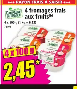 Norma 4 fromages frais aux fruits offre
