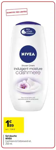Carrefour NIVEAGel douche offre