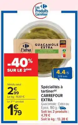 Carrefour Market CARREFOUR EXTRA Guacamole offre