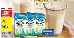 Carrefour Market Lait U.H.T. Vitavie 12 vitamines LACTEL offre