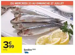 Carrefour Market SARDINE offre