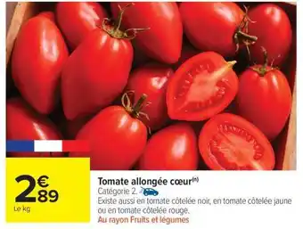 Carrefour Market Tomate allongée coeur offre