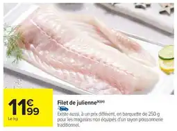 Carrefour Market Filet de julienne offre