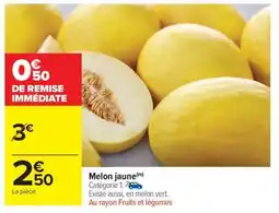 Carrefour Market Melon jaune offre