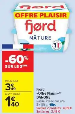 Carrefour Market Fjord Offre Plaisir offre
