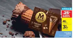 Carrefour Market Cônes glacés MAGNUM offre