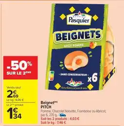Carrefour Market Beignet PITCH offre
