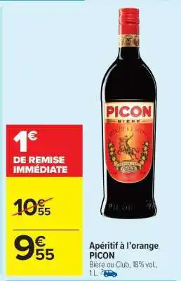 Carrefour Market APÉRITIF À L'ORANGE PICON offre