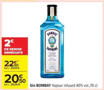 Carrefour GIN BOMBAY offre