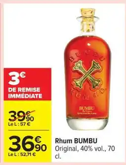 Carrefour Rhum Bumbu offre