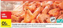 Carrefour Crevette rose cuite ASC offre