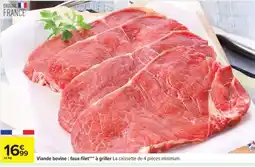 Carrefour Viande bovine : faux-filet*** à griller offre