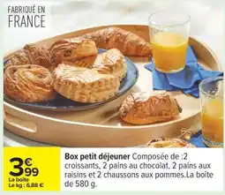 Carrefour Box petit déjeuner offre