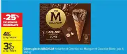 Carrefour Cônes glacés MAGNUM offre