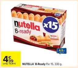 Carrefour NUTELLA B-READY offre