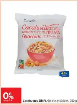 Carrefour Cacahuètes SIMPL offre