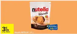 Carrefour Biscuits Nutella offre