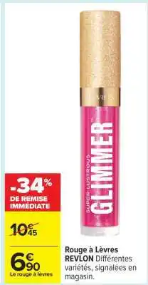 Carrefour Rouge à lèvres REVLON offre