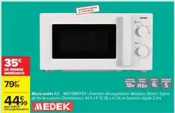 Carrefour Micro-ondes offre
