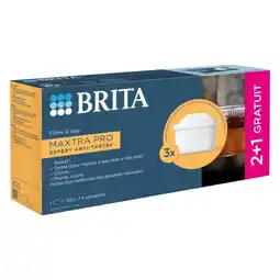 Carrefour BRITA Pack de 2+1 cartouche MAXTRA PRO Expert Anti-tartre offre