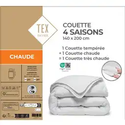 Carrefour TEX HOME Couette 4 saisons offre