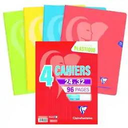 Carrefour CLAIREFONTAINE Lot de 4 cahiers Mimesys offre