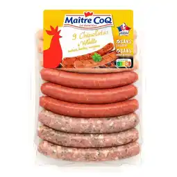 Carrefour MAÎTRE COQ Chipolatas de volaille offre
