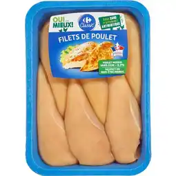 Carrefour CARREFOUR CLASSIC' Filets de poulet offre