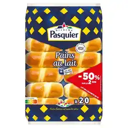 Carrefour PASQUIER Pains au lait offre