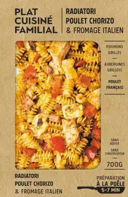 Carrefour Radiatori poulet chorizo offre