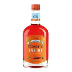 Carrefour MIONETTO L'APÉRITIVO SANS ALCOOL MIONETTO + L'EFFERVESCENT SANS ALCOOL MIONETTO offre