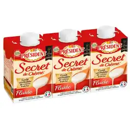 Carrefour Market PRÉSIDENT Secret de Crème offre