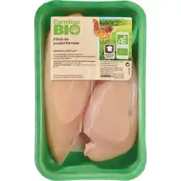 Carrefour Market CARREFOUR BIO Filets de poulet fermier offre