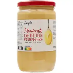 Carrefour Market SIMPL Moutarde de Dijon offre