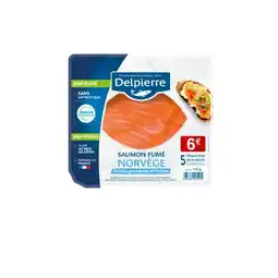 Carrefour Market DELPIERRE Saumon Fumé offre