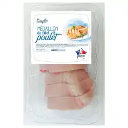 Carrefour Market SIMPL Médaillons de filet de poulet offre