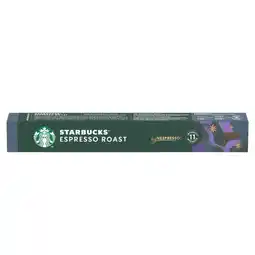 Carrefour Market STARBUCKS BY NESPRESSO SUR TOUTES LES CAPSULES X10 offre