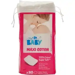 Carrefour Market CARREFOUR BABY Maxi coton offre