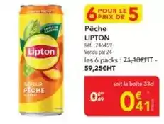 METRO Lipton - pêche offre