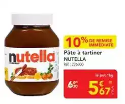 METRO Nutella - pâte à tartiner offre