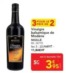 METRO Maille - vinaigre balsamique de modène offre