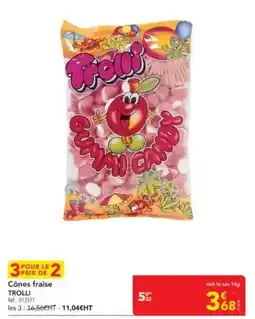 METRO Trolli - cônes fraise offre