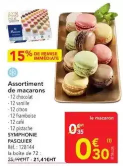 METRO Pasquier - assortiment de macarons offre