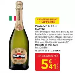 METRO Martini - prosecco d.o.c offre