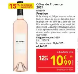 METRO Tous - cotes de provence 2024 prestige offre